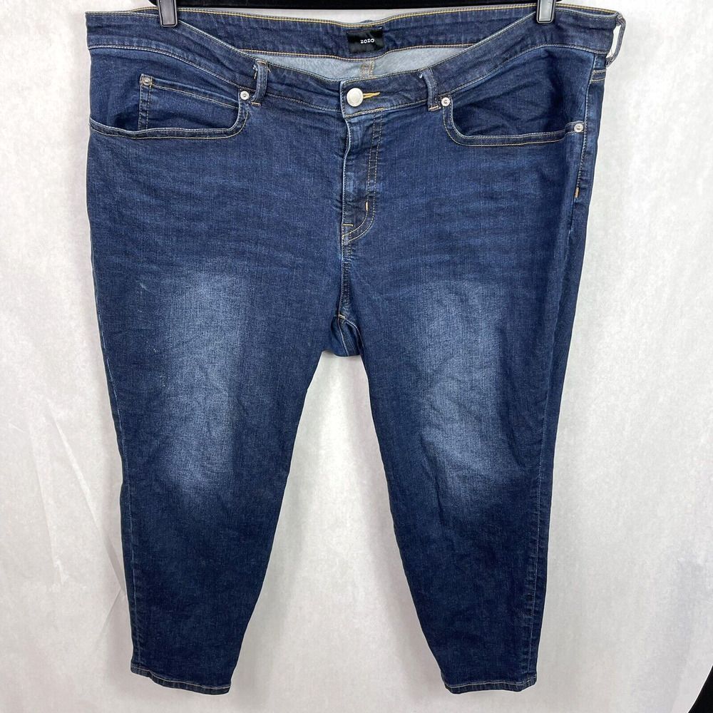 Zozo NFC Cropped Skinny Jeans Women’s Plus Size 22 Stretch